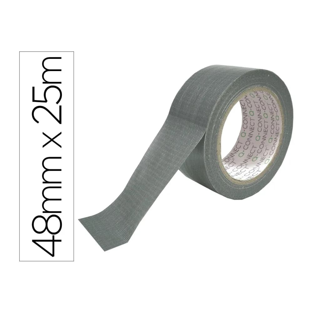 Q-connect Cinta adhesiva q-connect americana 25 mt x 48 mm super fuerte