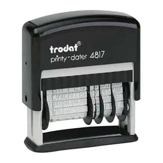 Framun Formulario trodat con fechador 12 textos entintaje automatico 4 mm