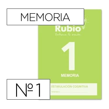 Rubio Cuaderno rubio entrena tu mente estimulacion cognitiva memoria 1