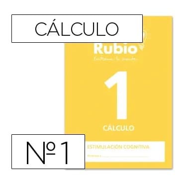 Rubio Cuaderno rubio entrena tu mente estimulacion cognitiva calculo 1