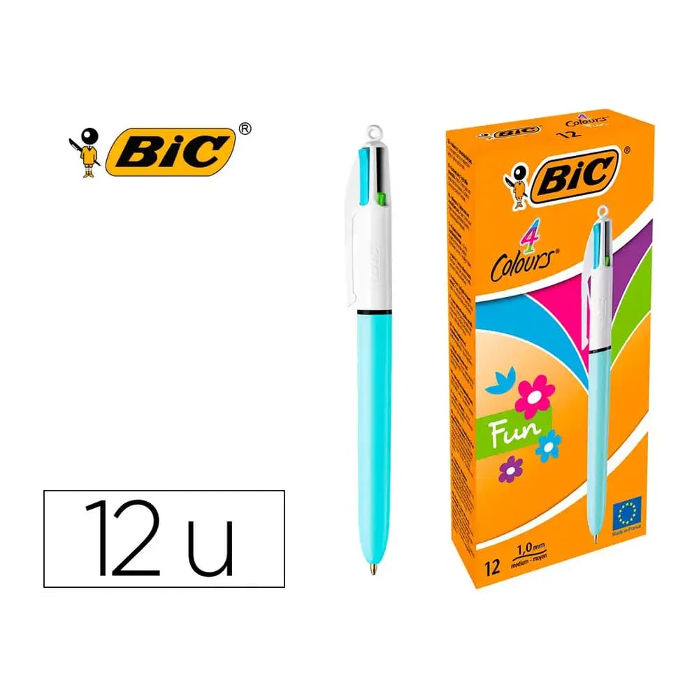 Bic Boligrafo bic cuatro colores pastel edicion limitada