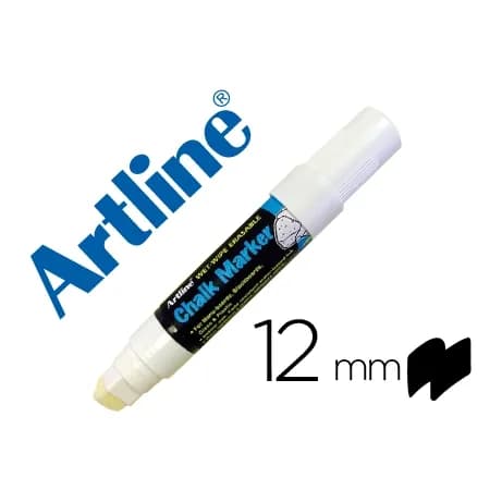 Artline Rotulador artline pizarra verde negra epw-12 mm color blanco
