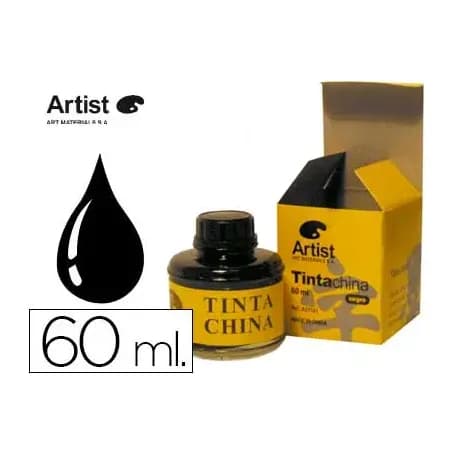 Artist Tinta china artist negra bote 60 ml
