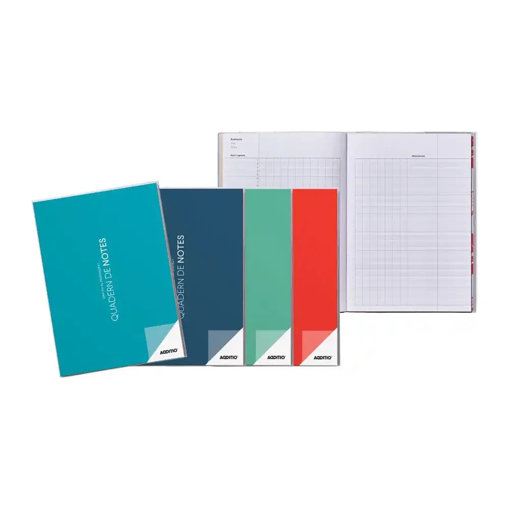 Additio Cuaderno de notas catalan additio din a4 evaluacion continua