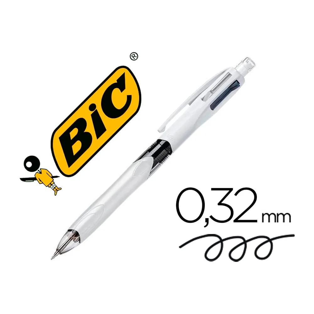 Bic Boligrafo bic multifuncion azul/negro/rojo/portaminas 0,7 mm