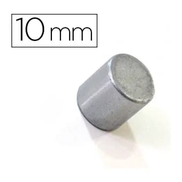 Bi-office Iman extrafuerte bi-office sujecion ideal para pizarras magneticas 10 mm plateados blister de 2 unidades