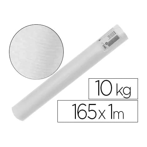 Liderpapel Papel kraft verjurado liderpapel blanco ancho 1mt longitud 165 mt gramaje 60 gr peso 10 kg