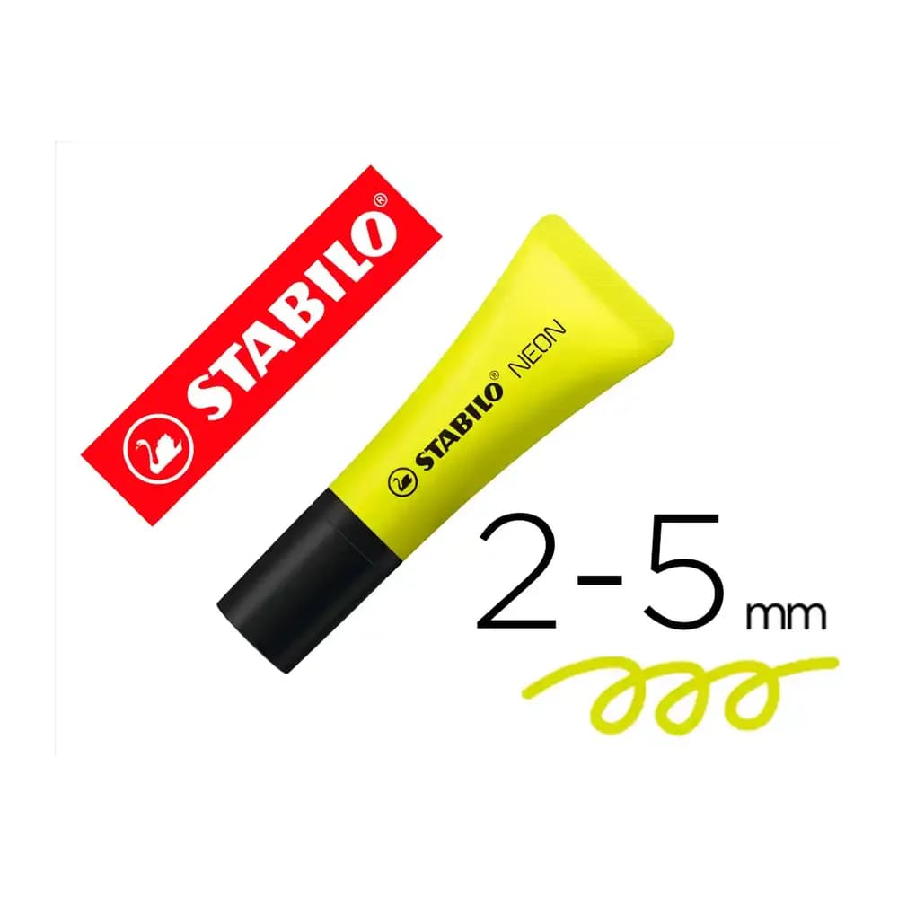 Stabilo Rotulador stabilo fluorescente 72 amarillo neon