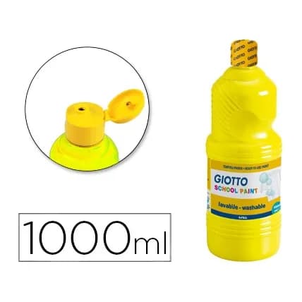 Giotto Tempera liquida giotto escolar lavable 1000 ml amarillo