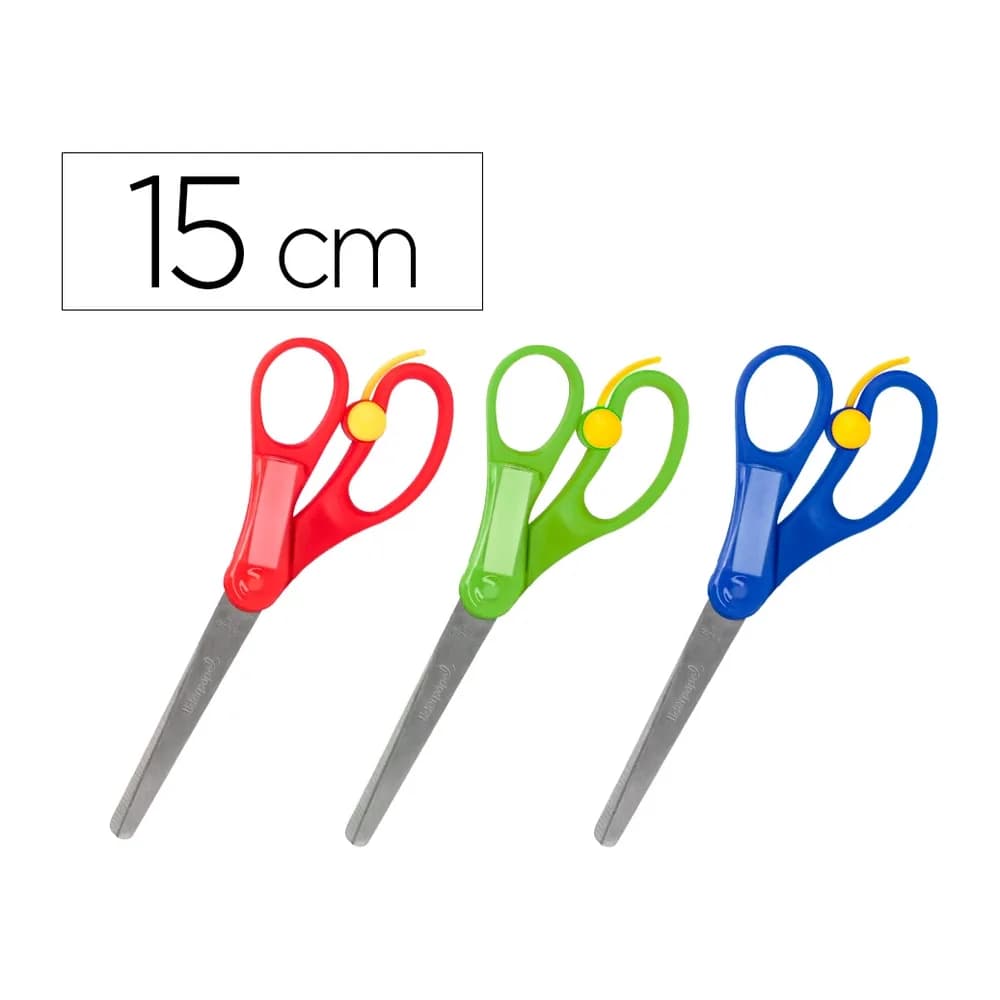Liderpapel Tijera liderpapel 15 cm con resorte para facilitar el corte unidad