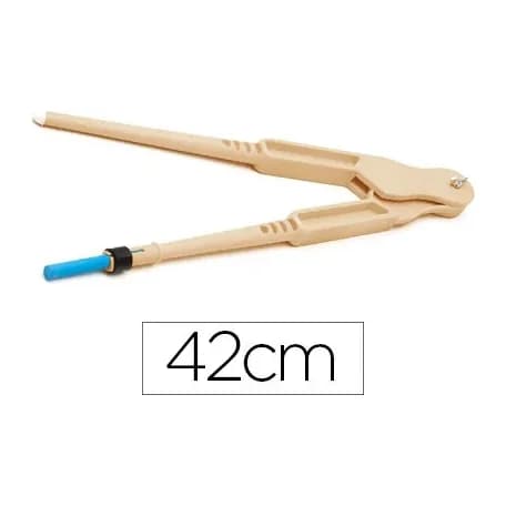 Faibo Compas para encerado faibo de plastico imitacion madera 42 cm