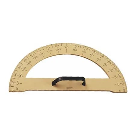 Faibo Semicirculo para encerado faibo plastico imitacion madera 33,4 cm