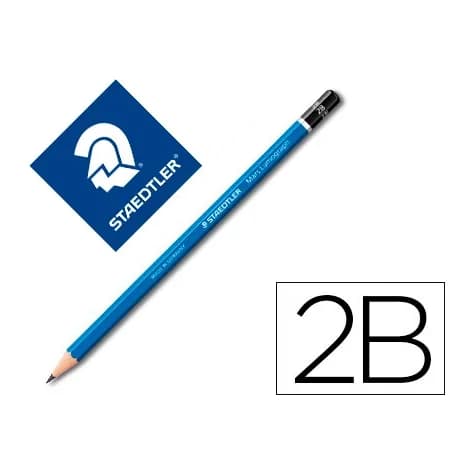 Staedtler Lapices de grafito staedtler mars lumograph 100 2b unidad
