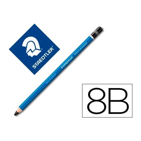 Staedtler Lapices de grafito staedtler mars lumograph 100 8b unidad