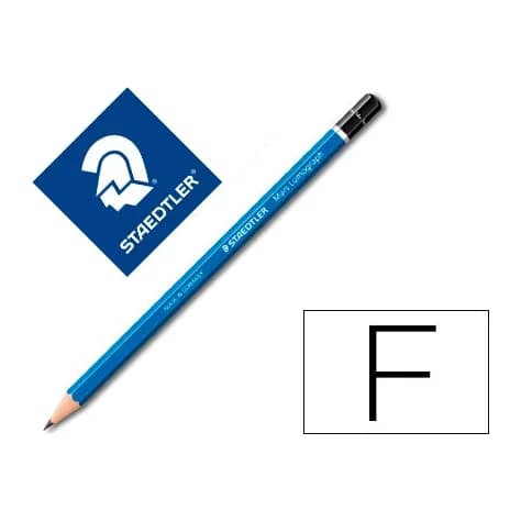 Staedtler Lapices de grafito staedtler mars lumograph 100 f unidad