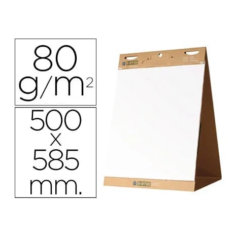 Bi-office Bloc congreso bi-office liso autoadhesivo sobremesa 500x585 mm papel de 80g/m2