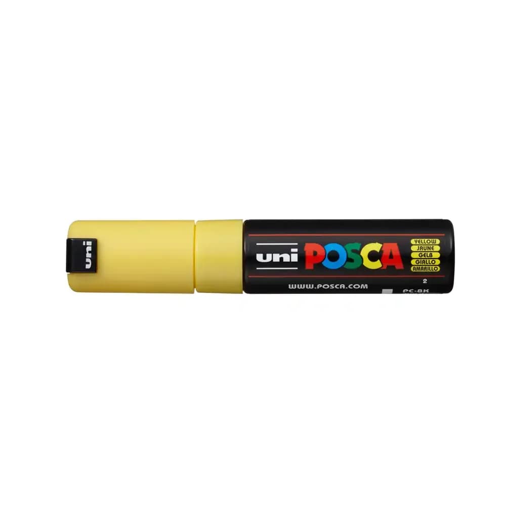 Posca Rotulador uni posca 8 mm pc-8k amarillo
