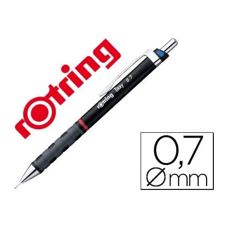 Rotring Portaminas rotring tikky 0,7 mm negro